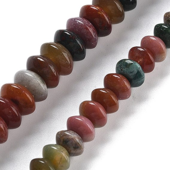 Природного индийского агата бисер нитей, блюдце бусины