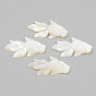 Natural White Shell Mother of Pearl Shell Beads, Goldfish