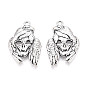 Подвески из тибетского сплава, череп и орел, без кадмия, без никеля и без свинца