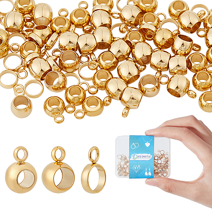 90шт 3 стиль 304 нержавеющая сталь трубчатые дужки, петля под залог, кольцо, бочка и рондель