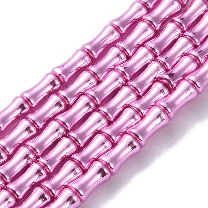 Electroplate Glass Beads Strands, Bamboo