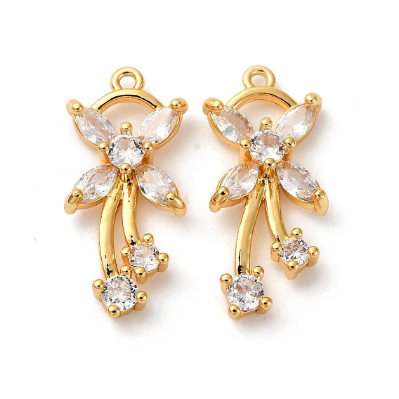 Латунные микро проложить кубического циркония подвески, , долговечный, без никеля 