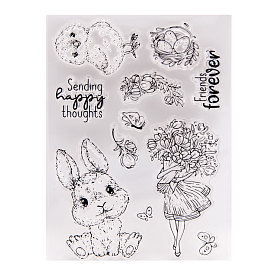 Silicone Stamps, for DIY Scrapbooking, Photo Album Decorative, Cards Making, Stamp Sheets