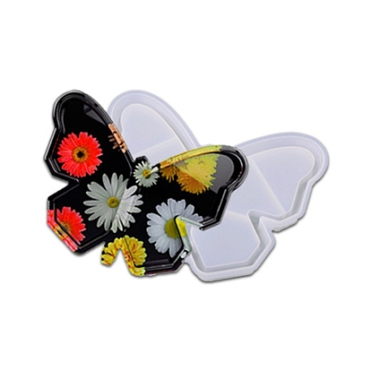 DIY Butterfly Jewelry Tray Silicone Molds, Resin Casting Molds, for UV Resin & Epoxy Resin Craft Making