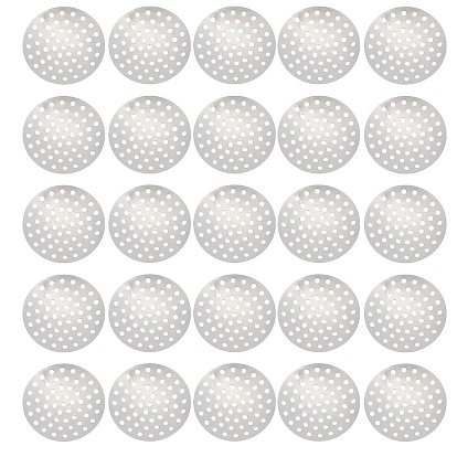 Латунное пальцевое кольцо / брошь, перфорированные настроек диска