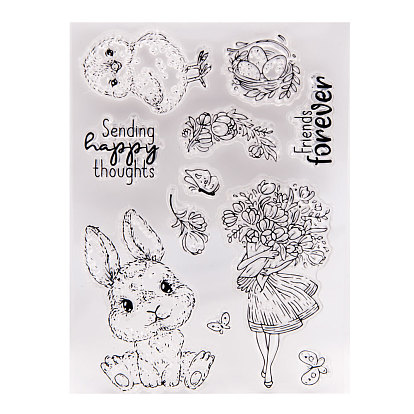 Silicone Stamps, for DIY Scrapbooking, Photo Album Decorative, Cards Making, Stamp Sheets