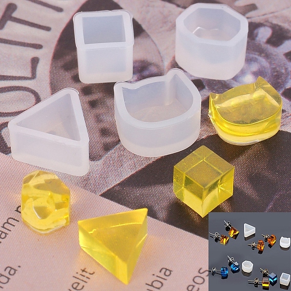 Пищевые силиконовые формы для бусин с полусверленными отверстиями, формы для литья смолы