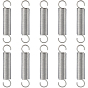 10шт. крюк пружинный натяжной из нержавеющей стали