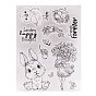 Silicone Stamps, for DIY Scrapbooking, Photo Album Decorative, Cards Making, Stamp Sheets