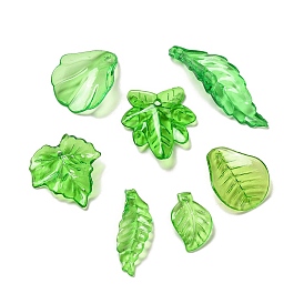 Transparent Acrylic Pendant, Leaf