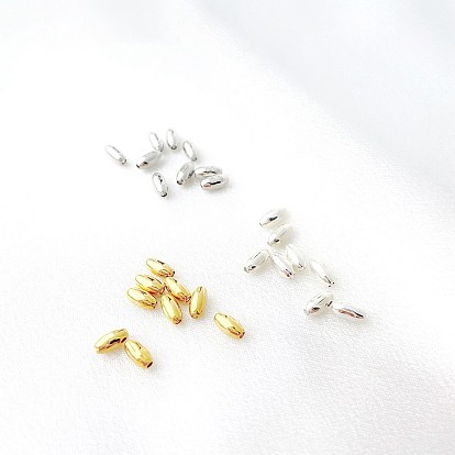 10 латунные бусины шт., овальные