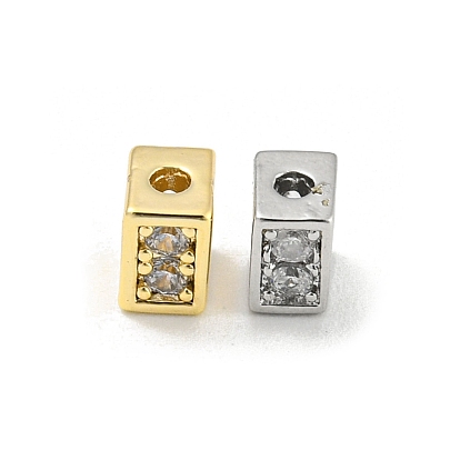 Brass with Glass Beads, Cadmium Free & Nickel Free & Lead Free, Cuboid