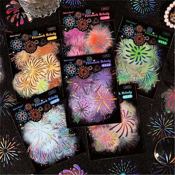 Скрапбукинг наклейки питомец декоративные наклейки, серия рифм фейерверков