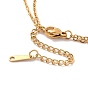Stainless Steel Hollow Out Cross Pendant Double Layer Necklace with Cable Chains for Men Women