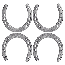 4шт. чугунные настенные украшения в форме подковы, домашнего декора