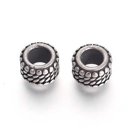 304 Stainless Steel Beads, Rondelle