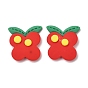 Opaque Resin Cabochons Accessories, Flower