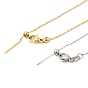 304 Stainless Steel Serpentine Chain Necklace for Women, for Beadable Necklace Making