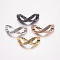 Long-Lasting Plated Brass Micro Pave Cubic Zirconia Links, Infinity