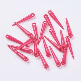 Acrylic Spike Beads, DIY Material for Basketball Wives Spike Earrings, Cone