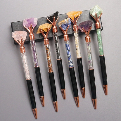 Ручка из драгоценных камней, офисные принадлежности