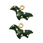 304 подвески из нержавеющей стали, с эмалью, динозавр, ионное покрытие (ip)
