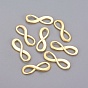 Tibetan Style Alloy Links/Connectors, Infinity, Cadmium Free & Lead Free, 8x22.5x1mm, Hole: 4x7mm, about 1360pcs/1000g