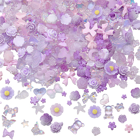 6 сумки из смолы кабошоны, ногтей декоративные аксессуары, разнообразные