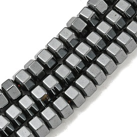 Non-magnetic Synthetic Hematite Beads Strands, Hexagon