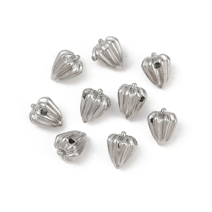 304 из нержавеющей стали бусы, полированный, острый перец, анти-тускнение