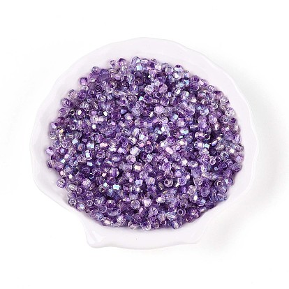 Прозрачные брызги, окрашенные распылением, конус, с покрытием AB цвета, граненые