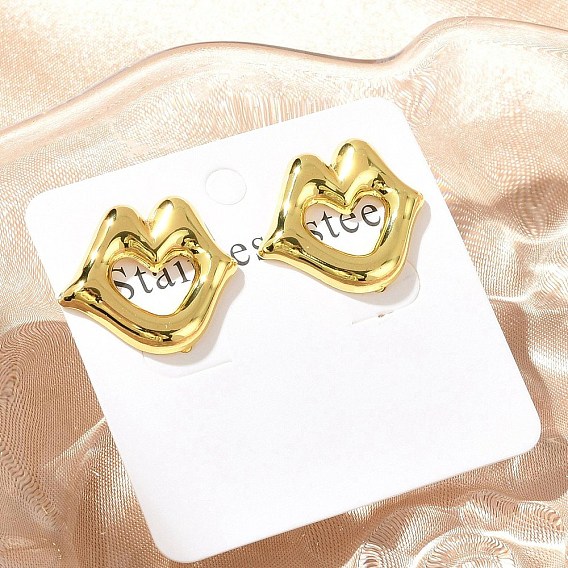 Губы 304 серьги-гвоздики из нержавеющей стали