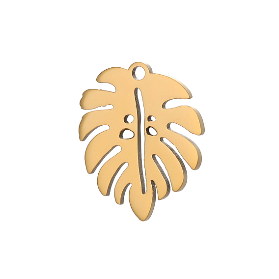 304 подвески из нержавеющей стали, чарм монстеры, ионное покрытие (ip), долговечный