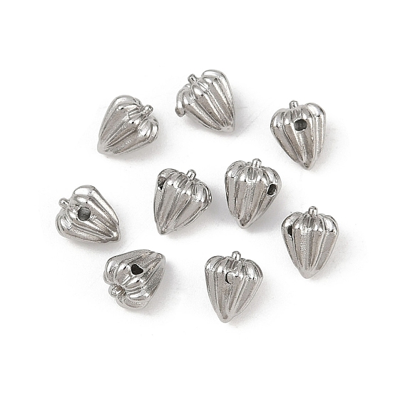 304 из нержавеющей стали бусы, полированный, острый перец, анти-тускнение