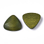 Painted Wood Cabochons, Triangle