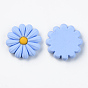 Resin Cabochons, Opaque, Sunflower