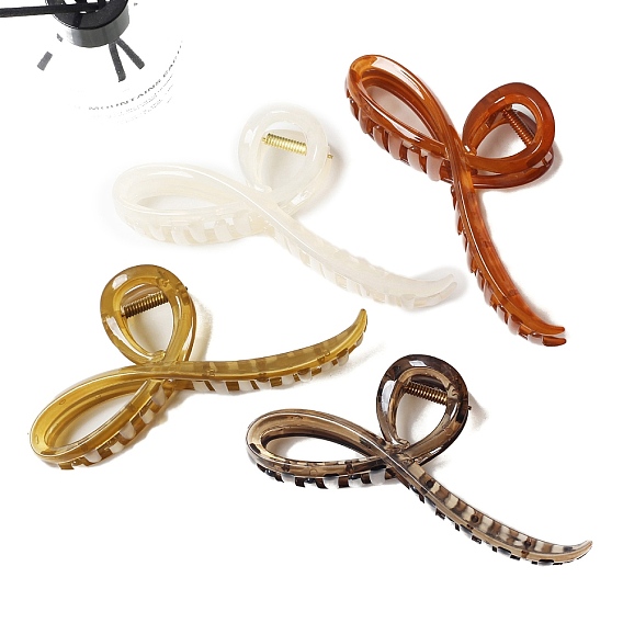 Пластиковые зажимы когтя волос, аксессуары для волос для женщин девушки густые волосы