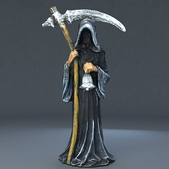 Resin Death Figurine Ornament, for Halloween Party Home Desk Decoration