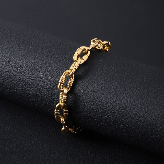 304 Pulseras de cadena de acero inoxidable para hombre