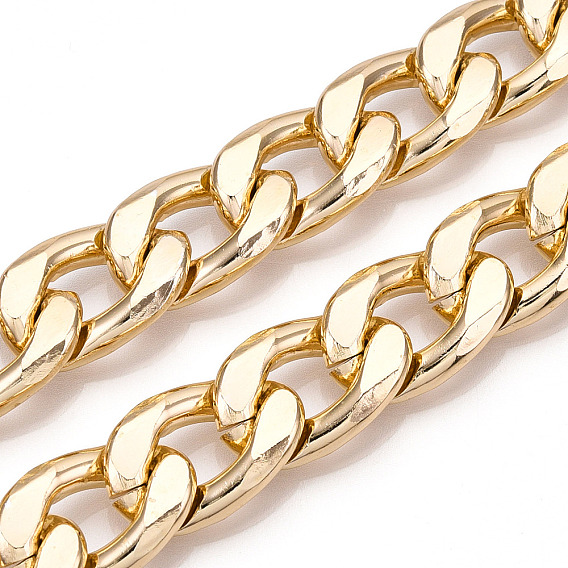 Aluminum Curb Chains, Diamond Cut Cuban Link Chains, Unwelded