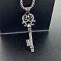 Стильный 304 кулон-ключ из нержавеющей стали в стиле панк, простые модные ожерелья высокого класса