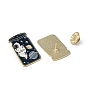 Creative Zinc Alloy Brooches, Enamel Lapel Pin, with Iron Butterfly Clutches or Rubber Clutches, Bottle with Spaceman
