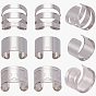 150Pcs 3 Styles 304 Stainless Steel Ear Cuff Findings