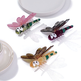 Dragonfly Cellulose Acetate Claw Hair Clips, Hair Accessories for Women & Girls