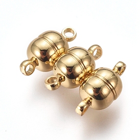 Латунные магнитные застежки с петлями, долговечный, овальные