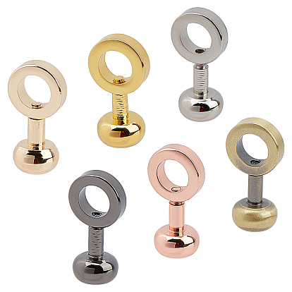 6 шт 6 цвета латунь сумки своими руками застежки, для лямки, обвязочные сумки аксессуары