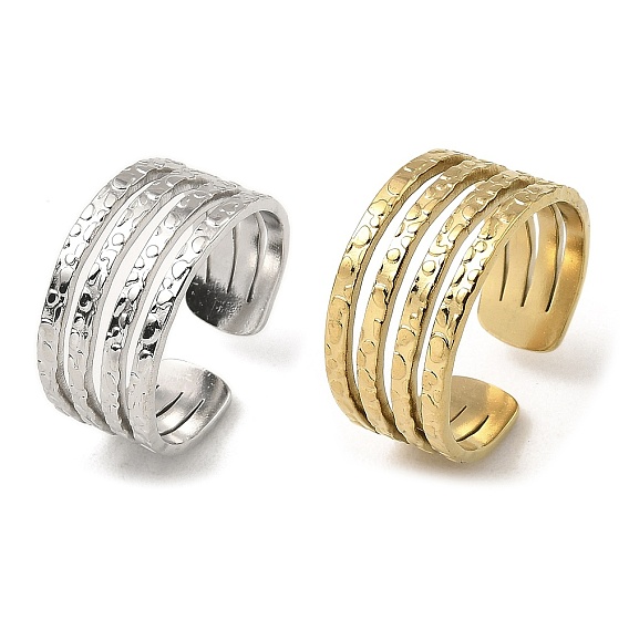 304 открытые манжеты из нержавеющей стали, несколько строк