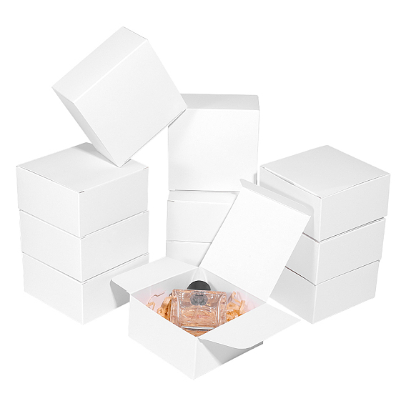 Cajas de envío plegables de papel kraft, plaza