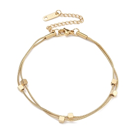 201 многожильные браслеты-цепочки из нержавеющей стали.