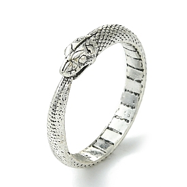 Snake Alloy Finger Rings, Lead Free & Cadmium Free